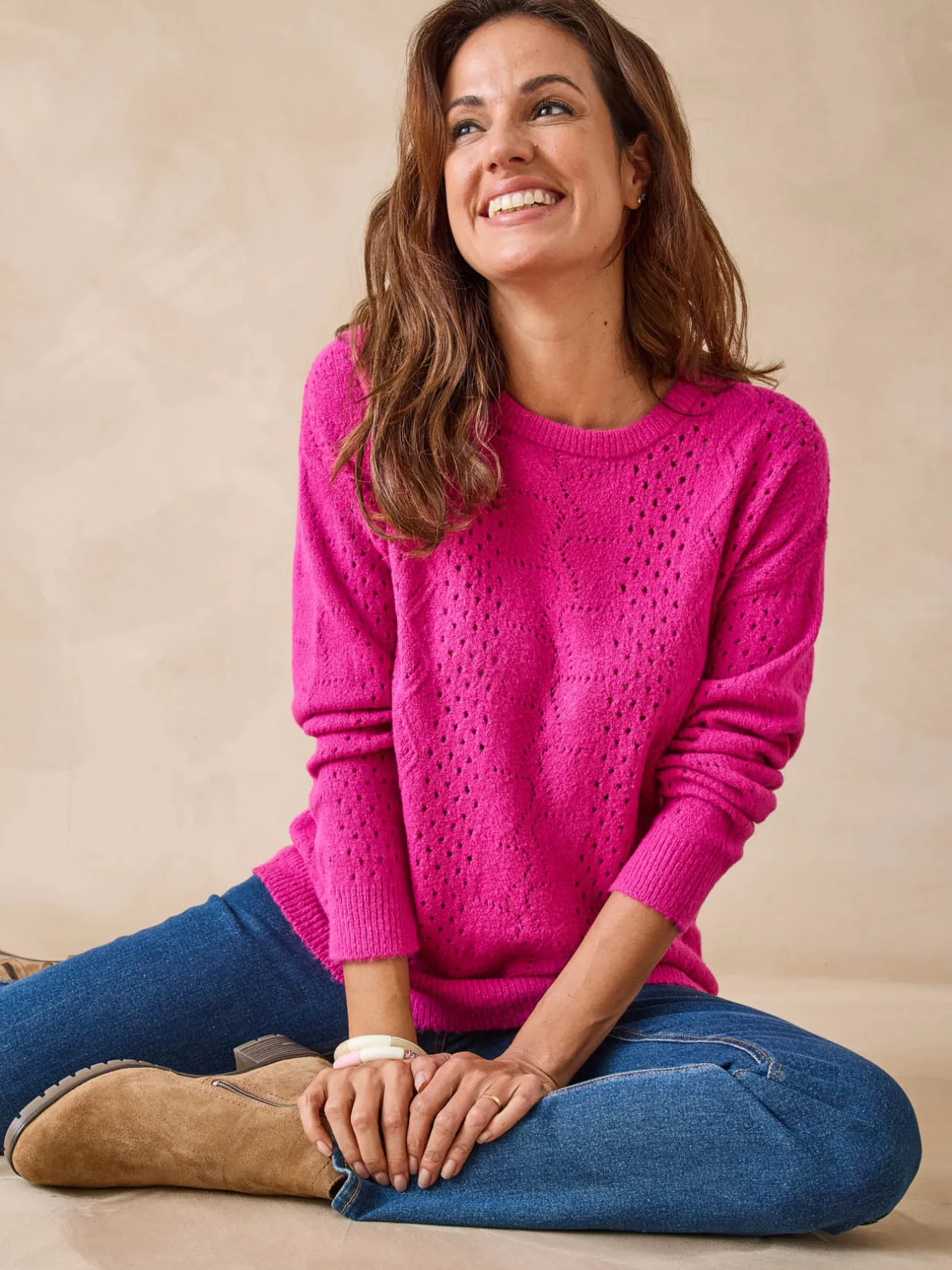 Femme Daxon Pull encolure ronde