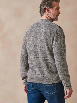 Homme Daxon Pull encolure V avec laine