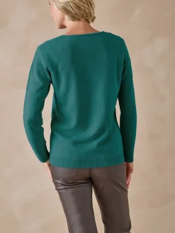 Femme Daxon Pull encolure V manches longues