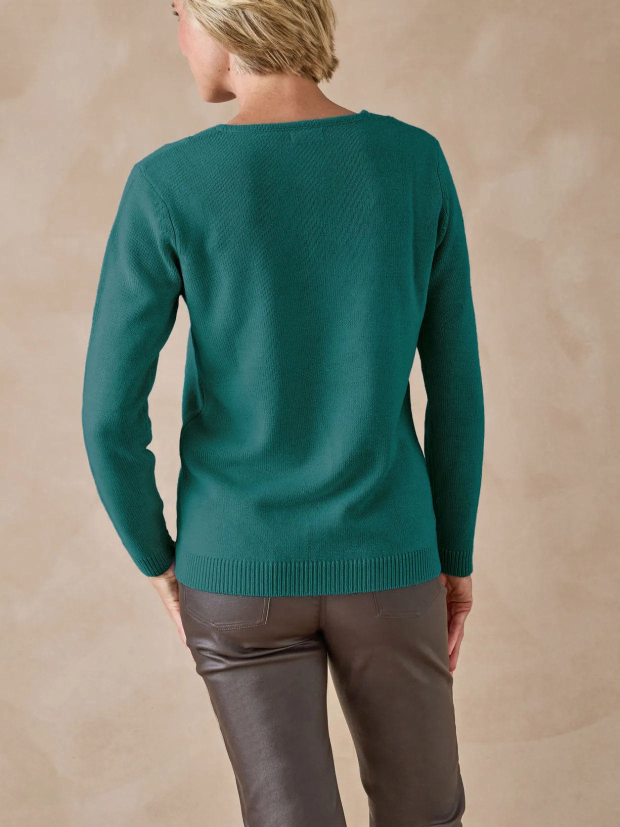 Femme Daxon Pull encolure V manches longues