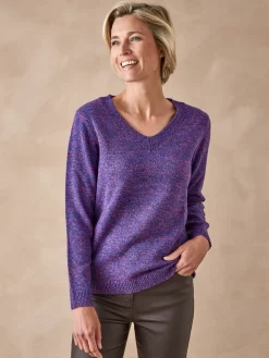 Femme Daxon Pull encolure V manches longues