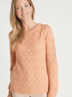 Femme Daxon Pull fantaisie avec laine et alpaga