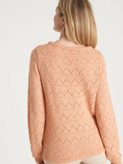 Femme Daxon Pull fantaisie avec laine et alpaga