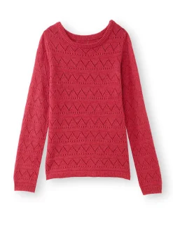 Femme Daxon Pull fantaisie avec laine et alpaga