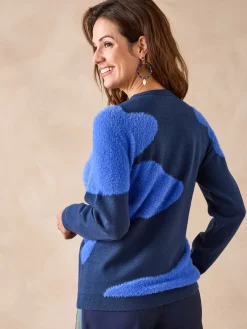 Femme Daxon Pull jacquard intarsia