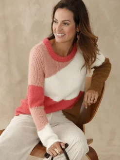 Femme Daxon Pull jersey intarsia