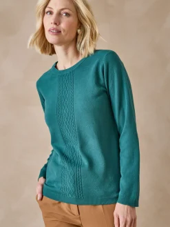 Femme Daxon Pull jeux de mailles et torsades