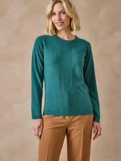 Femme Daxon Pull jeux de mailles et torsades