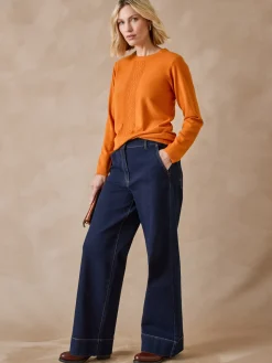 Femme Daxon Pull jeux de mailles et torsades