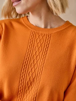 Femme Daxon Pull jeux de mailles et torsades