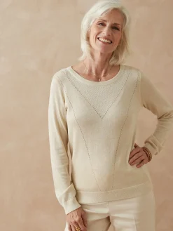 Femme Daxon Pull maille fantaisie