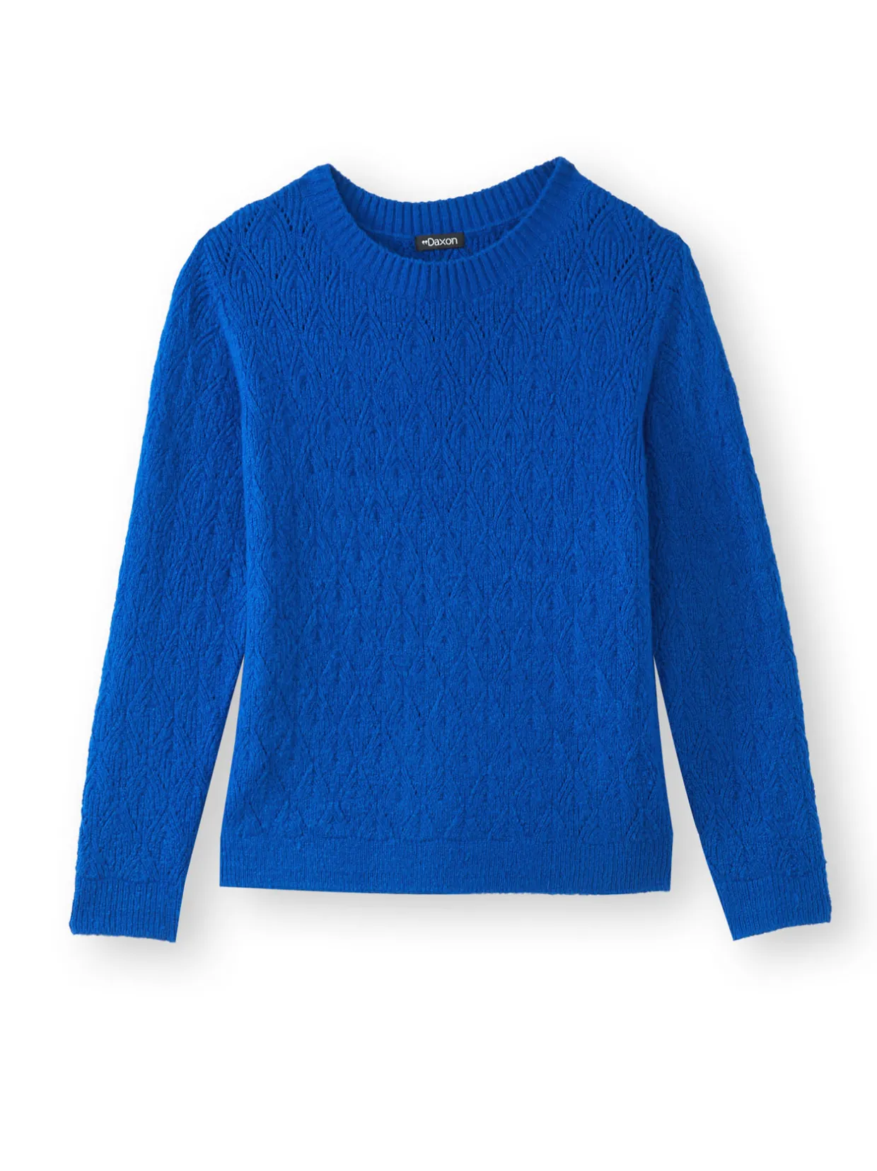 Femme Daxon Pull maille fantaisie encolure ronde