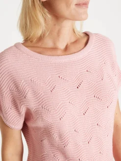 Femme Daxon Pull maillle fantaisie manches T