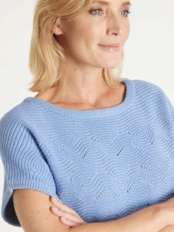 Femme Daxon Pull maillle fantaisie manches T