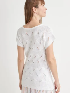 Femme Daxon Pull maillle fantaisie manches T