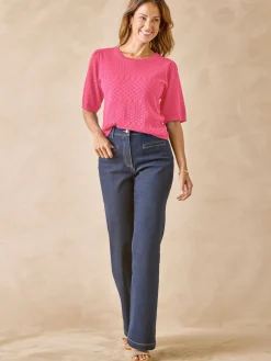 Femme Daxon Pull manches au coude