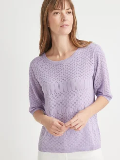 Femme Daxon Pull manches au coude