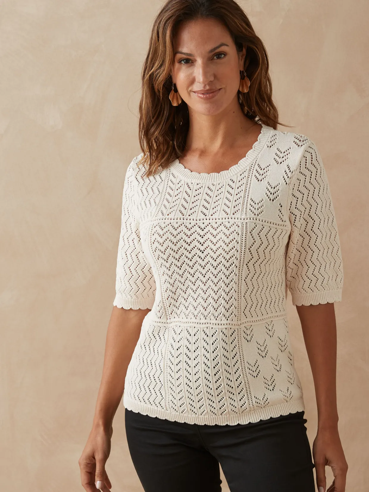 Femme Daxon Pull manches au coude