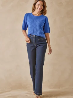 Femme Daxon Pull manches au coude