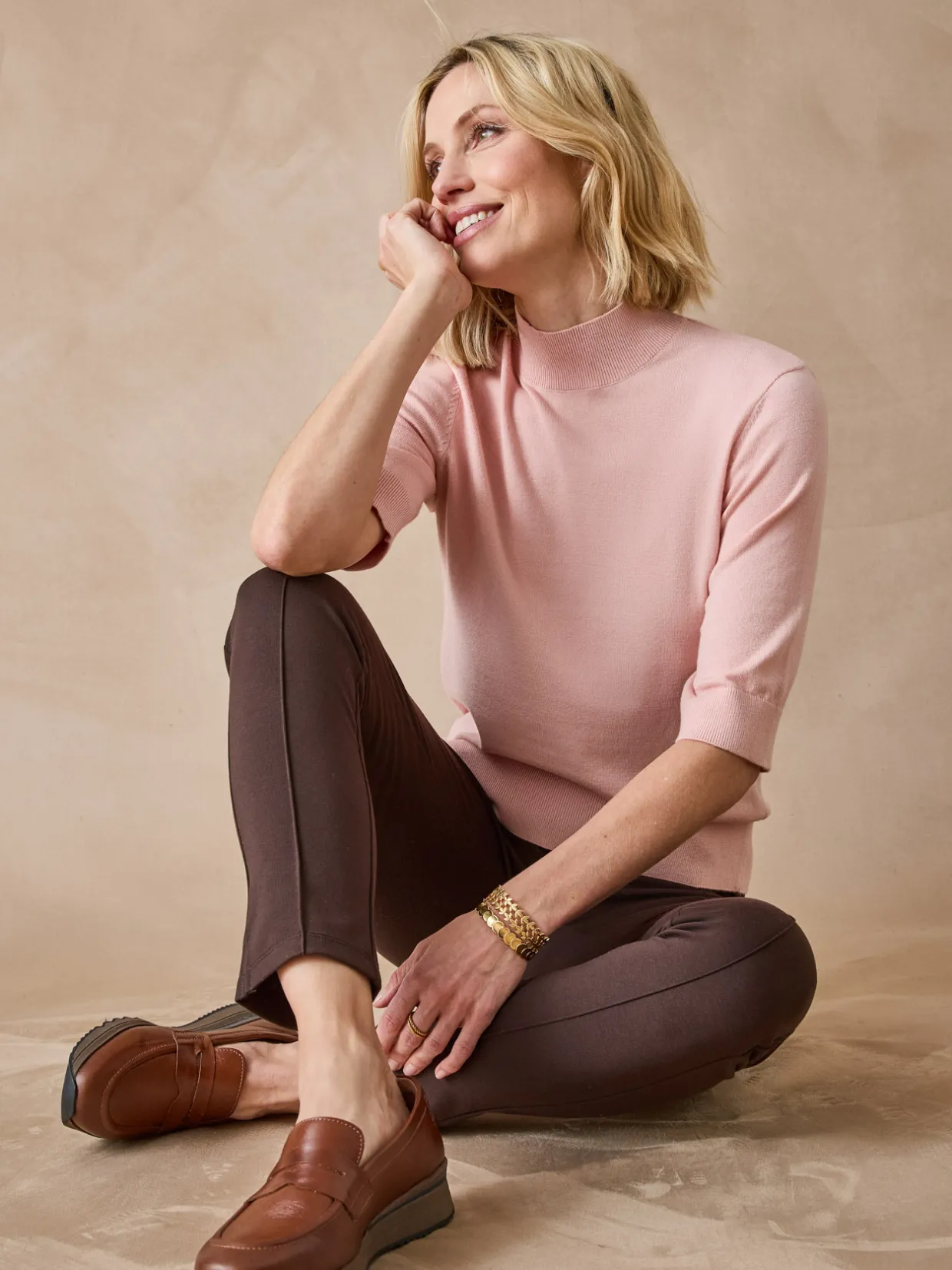 Femme Daxon Pull manches au coude