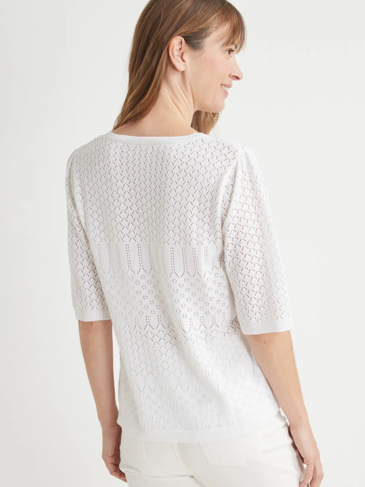 Femme Daxon Pull manches au coude