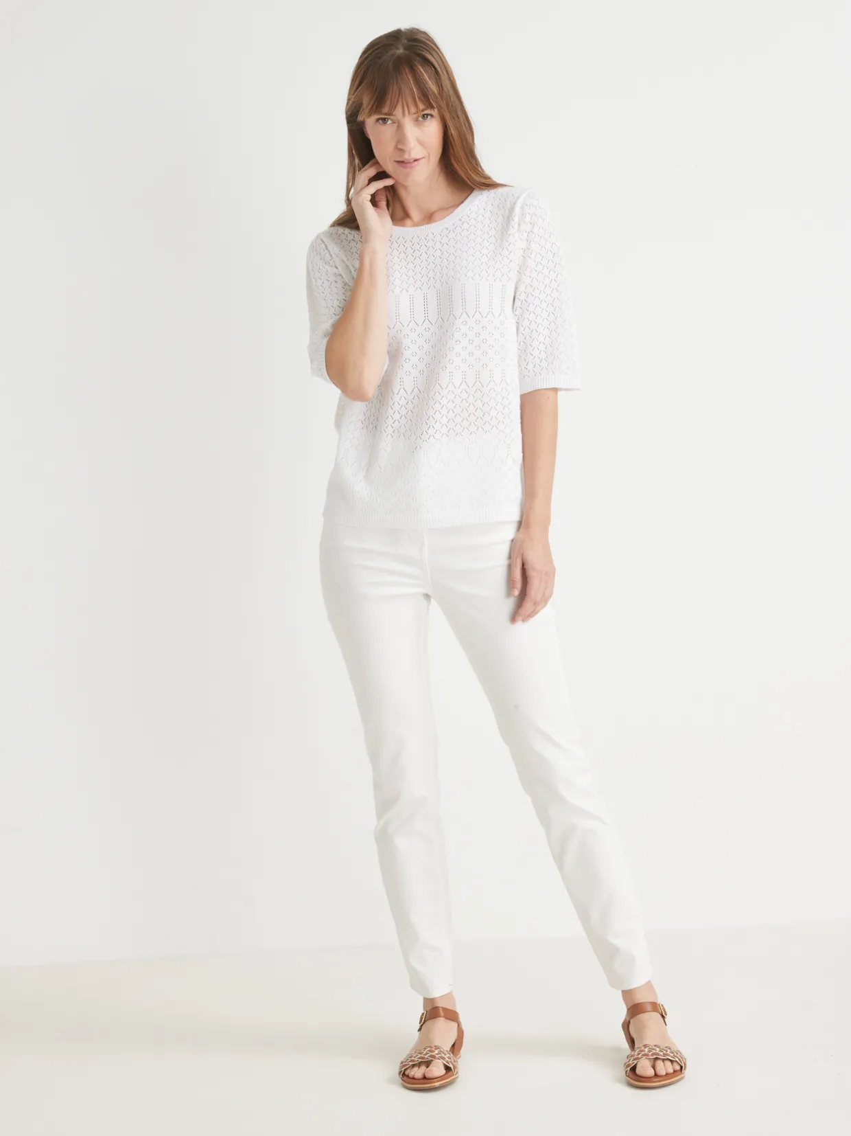 Femme Daxon Pull manches au coude