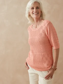 Femme Daxon Pull manches au coude