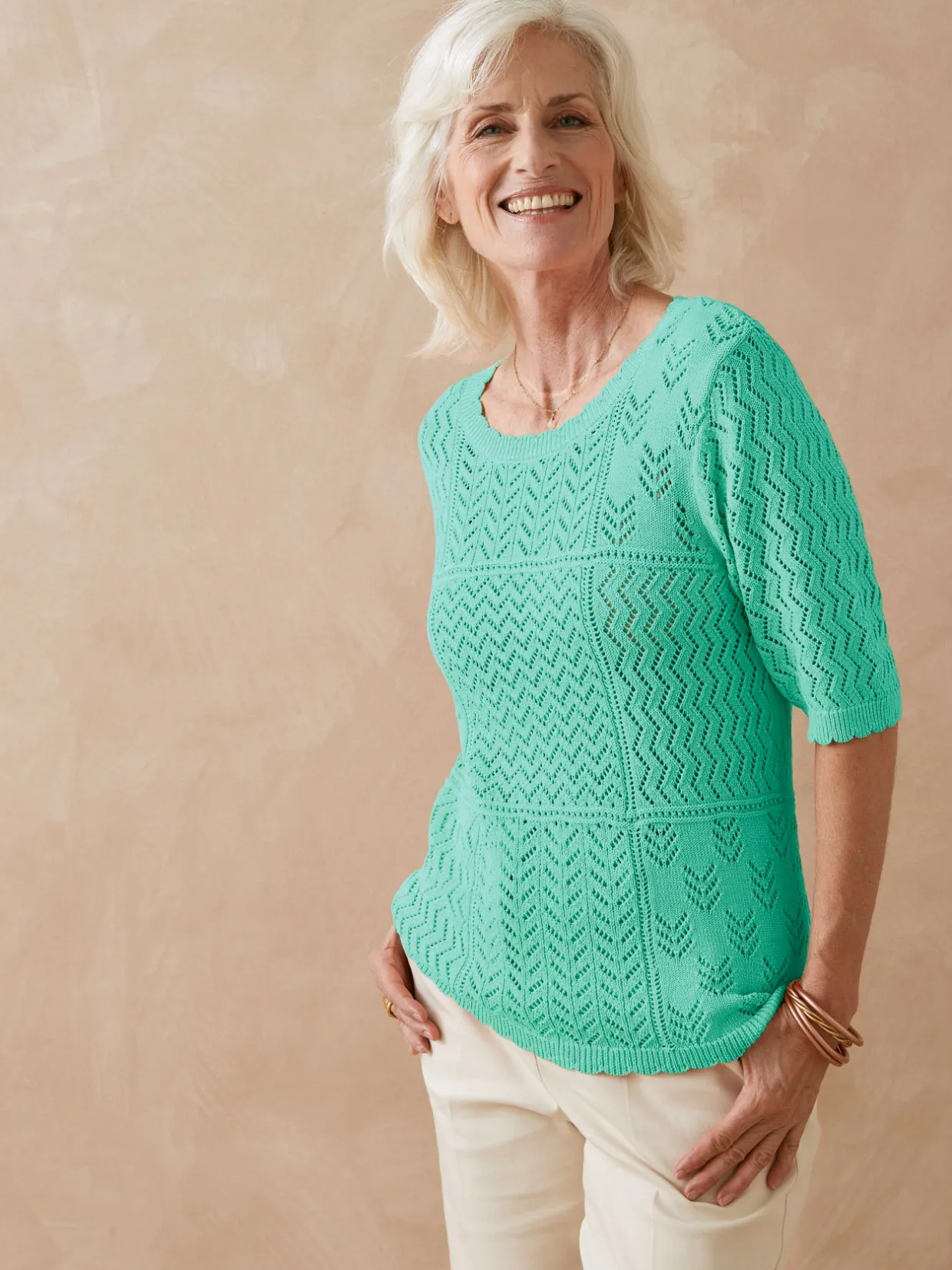 Femme Daxon Pull manches au coude