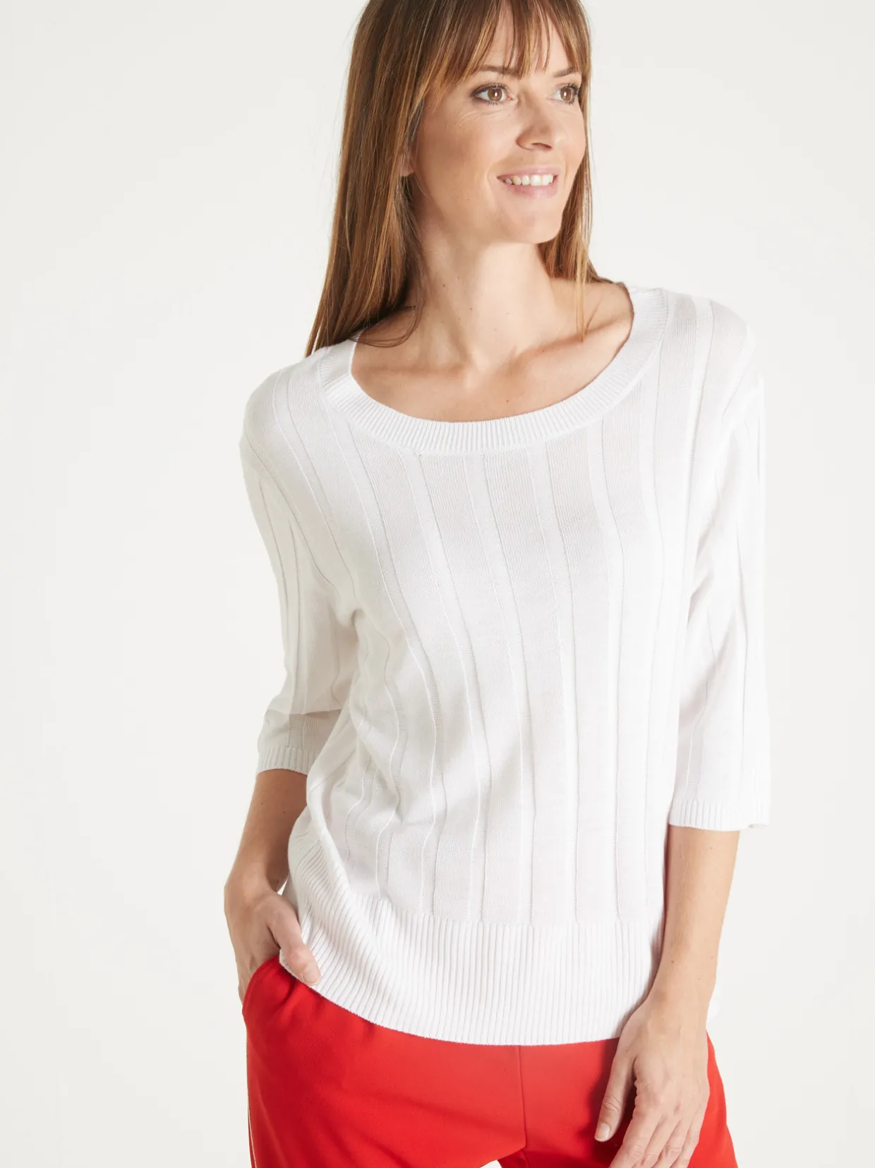 Femme Daxon Pull manches coude