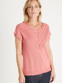 Femme Daxon Pull manches courtes en T