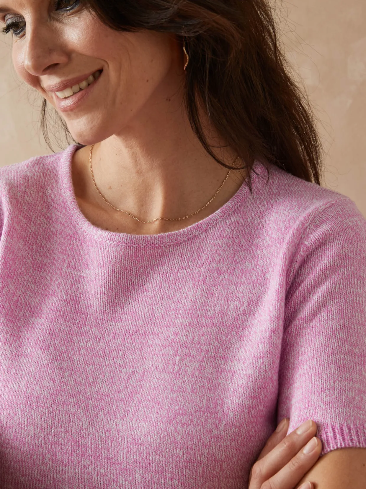 Femme Daxon Pull manches courtes encolure ronde