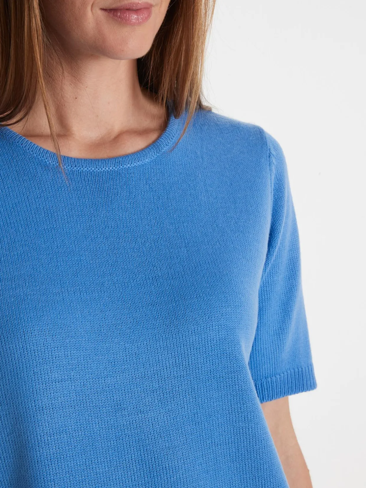 Femme Daxon Pull manches courtes encolure ronde