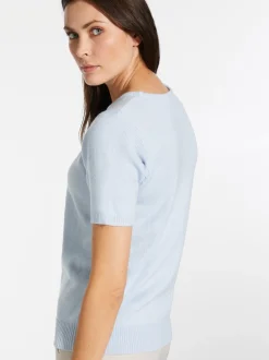 Femme Daxon Pull manches courtes encolure ronde