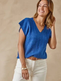 Femme Daxon Pull manches T avec laine