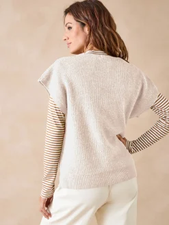 Femme Daxon Pull manches T avec laine