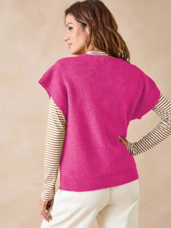 Femme Daxon Pull manches T avec laine