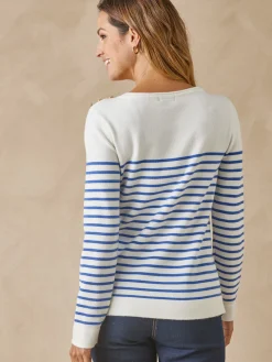 Femme Daxon Pull marinière col rond