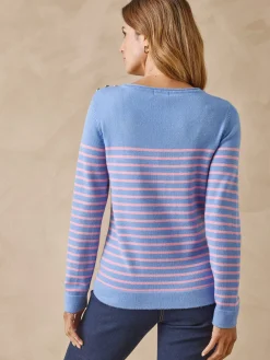 Femme Daxon Pull marinière col rond