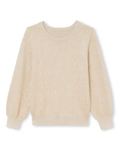 Femme Daxon Pull motif jacquard paysage