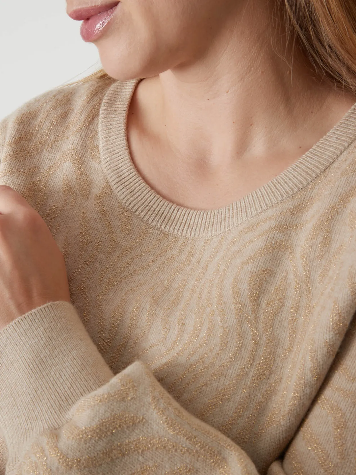 Femme Daxon Pull motif jacquard paysage