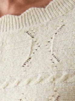 Femme Daxon Pull point fantaisie avec laine