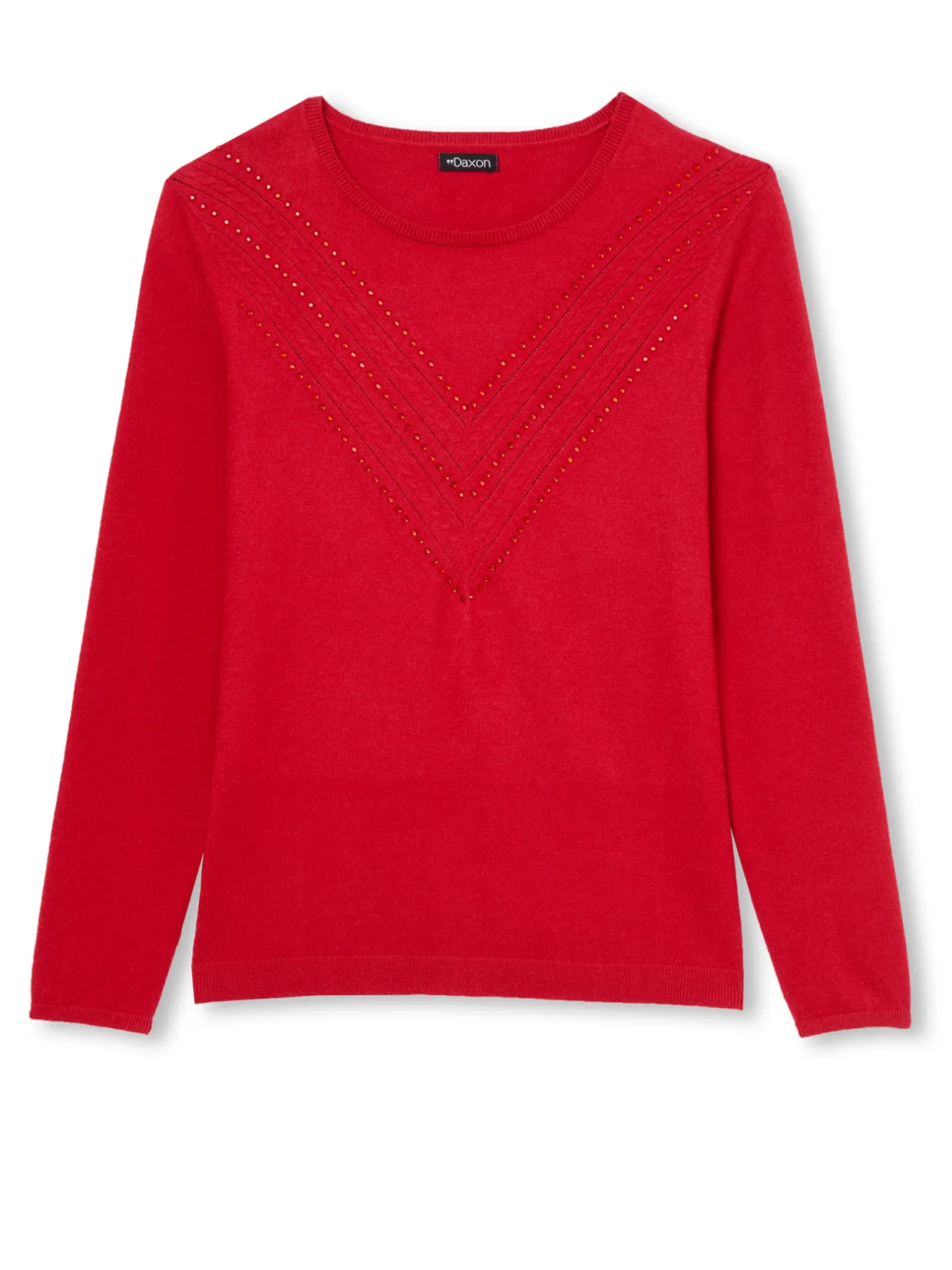 Femme Daxon Pull point fantaisie détails rivets