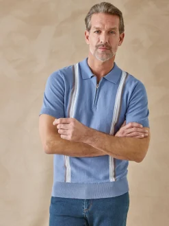 Homme Daxon Pull polo zippé