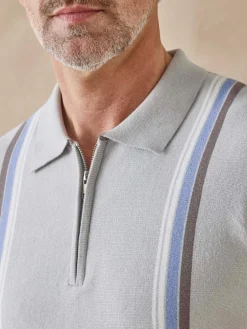 Homme Daxon Pull polo zippé