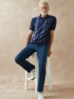 Homme Daxon Pull polo zippé manches courtes