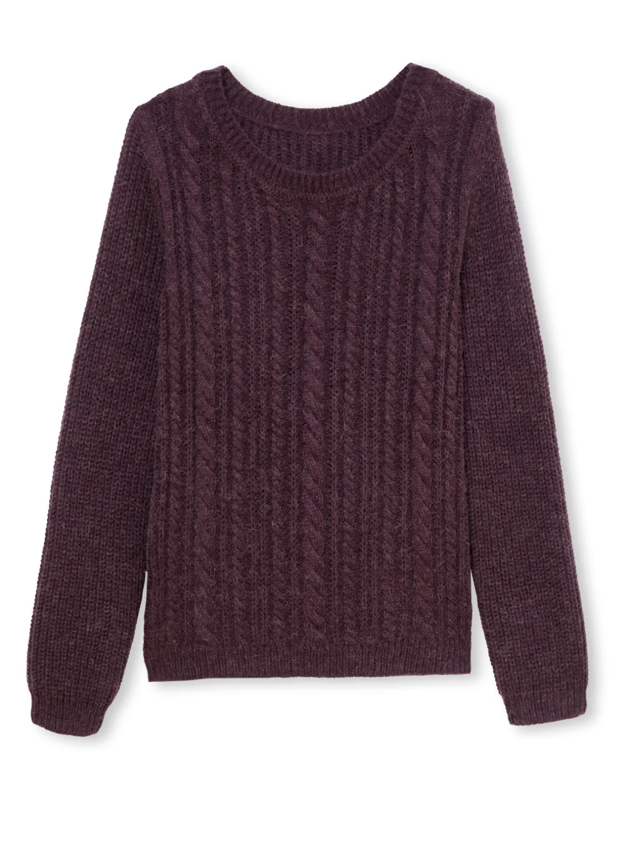 Femme Daxon Pull torsadé avec laine et mohair