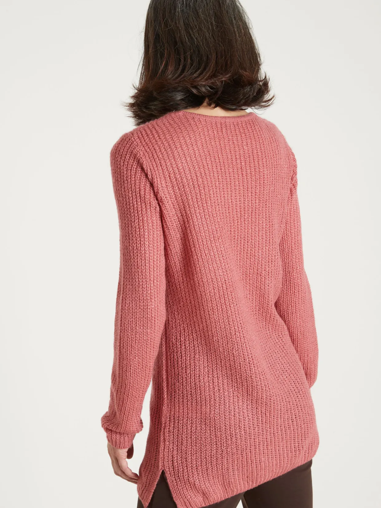 Femme Daxon Pull-tunique côtes perlées