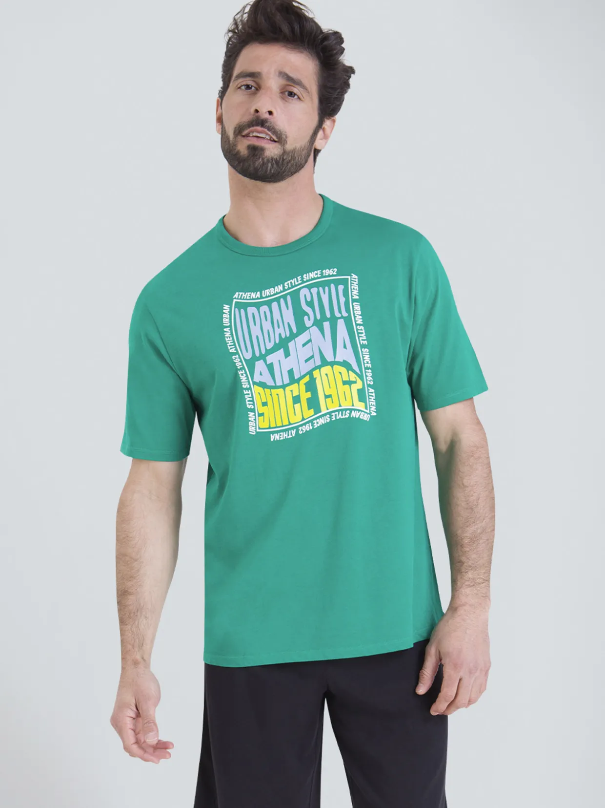 Homme Athéna Pyjacourt Ecopack Sérigraphie