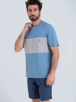 Homme Athéna Pyjama court Chic Coton bio homme