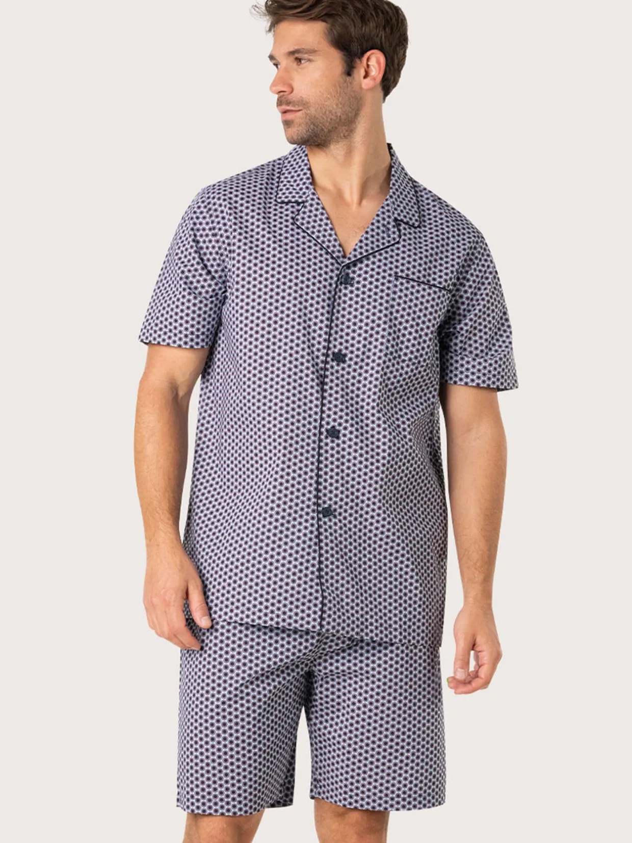Homme Eminence Pyjama court Popeline homme